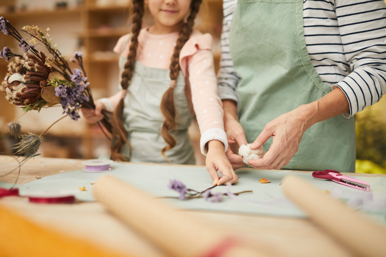 atelier pédagogique: atelier créatif sur le thème de la nature